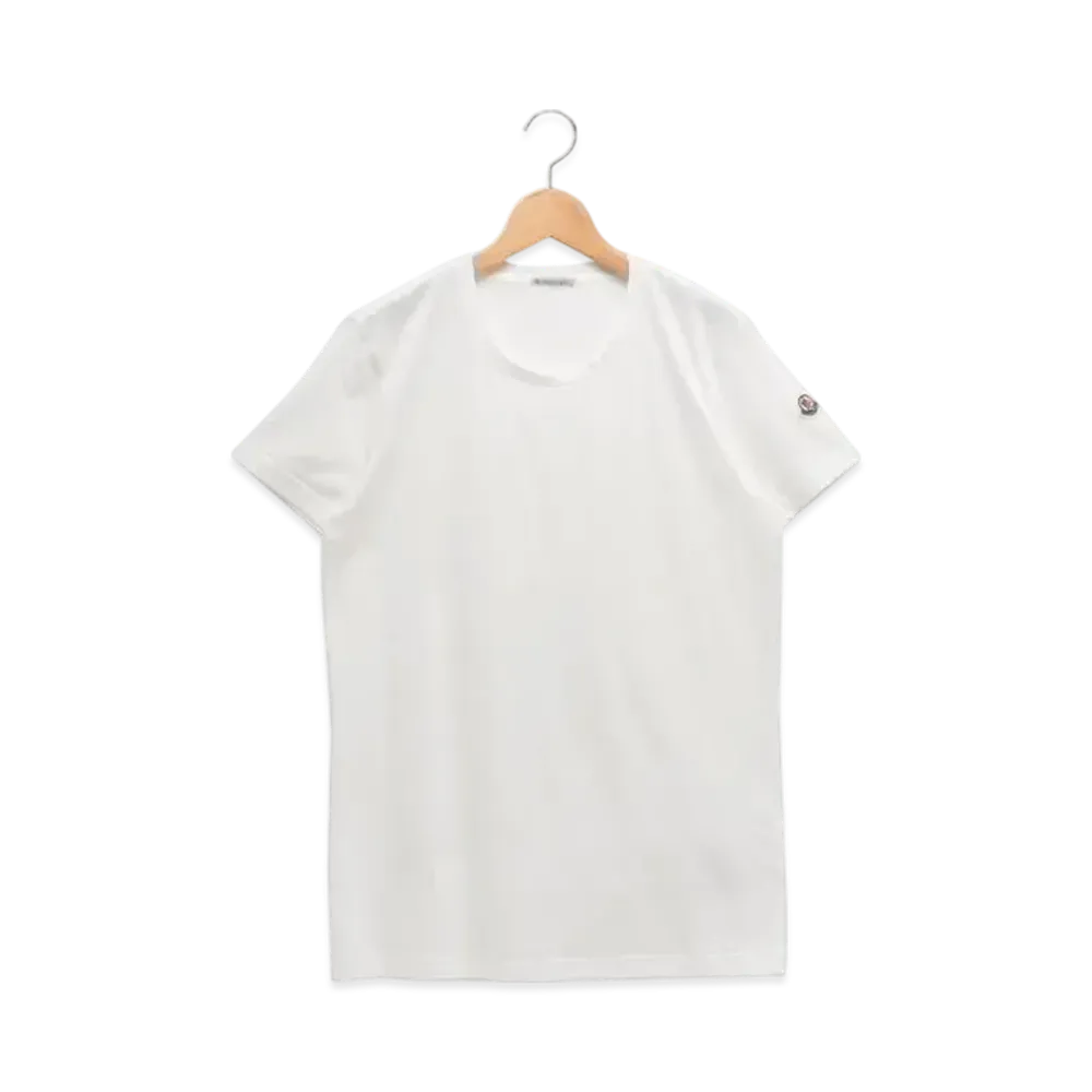 MONCLER T-Shirt Cut And Sew "White"