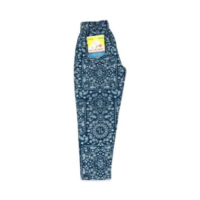 COOKMAN Chef Pants Paisley "Paisley/Navy"