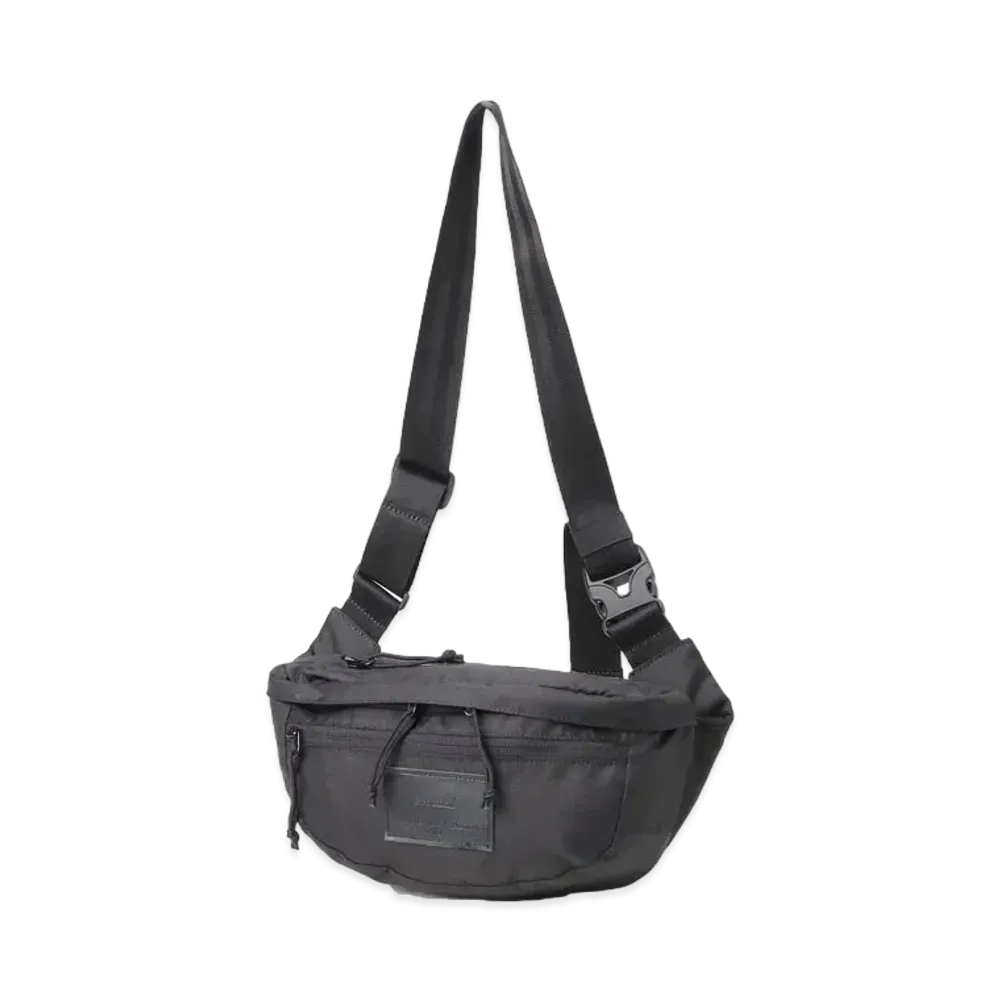 NEW ERA x Ground Y Logo Leather Patch Explorer Waist Bag "Black"