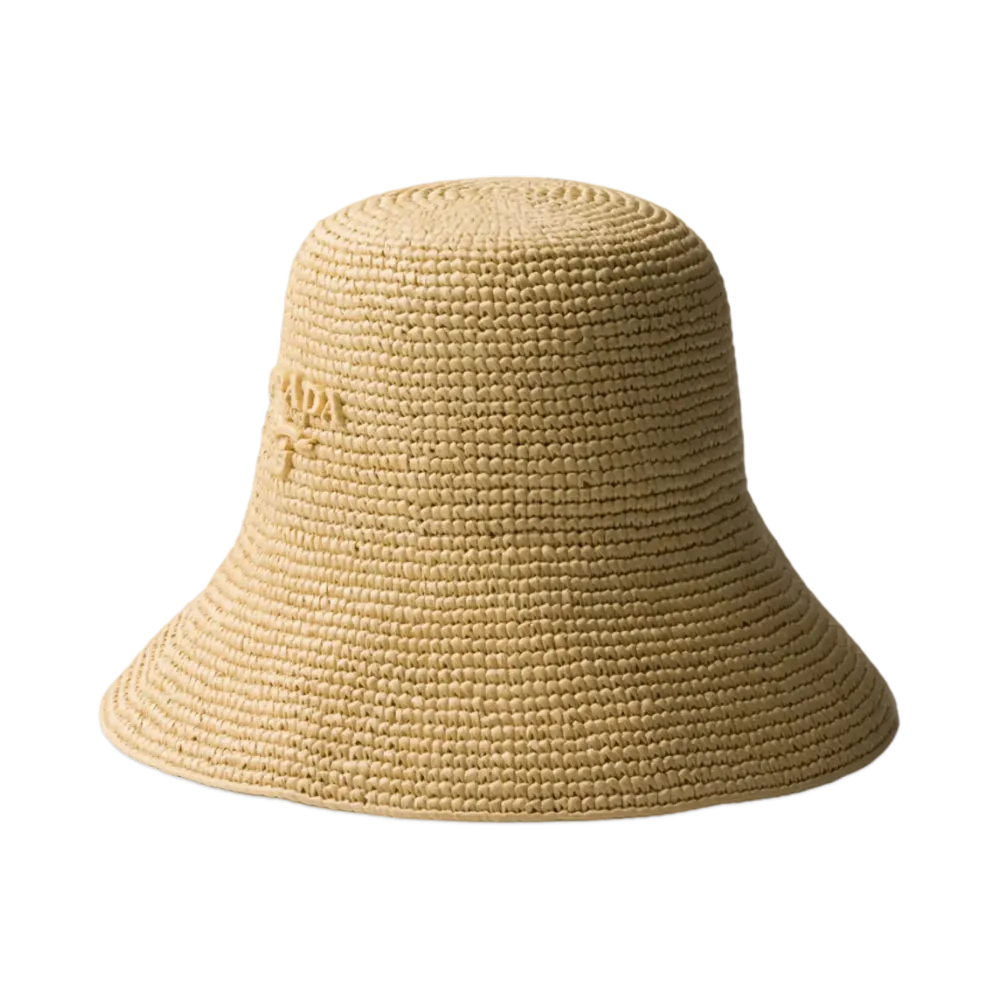PRADA Crochet Hat "Natural"