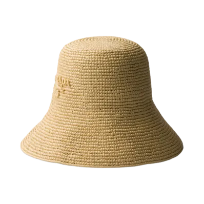 PRADA Crochet Hat "Natural"