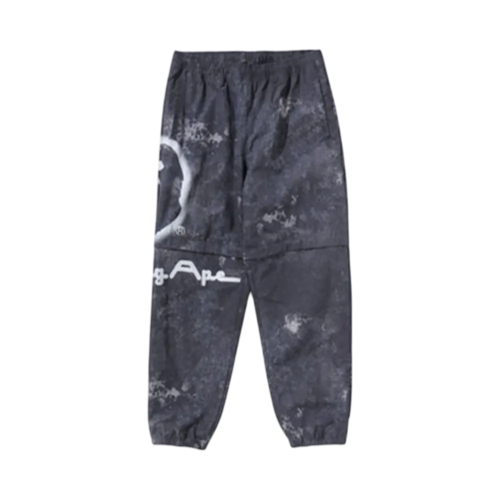 A BATHING APE Detachable Pants "Charcoal"