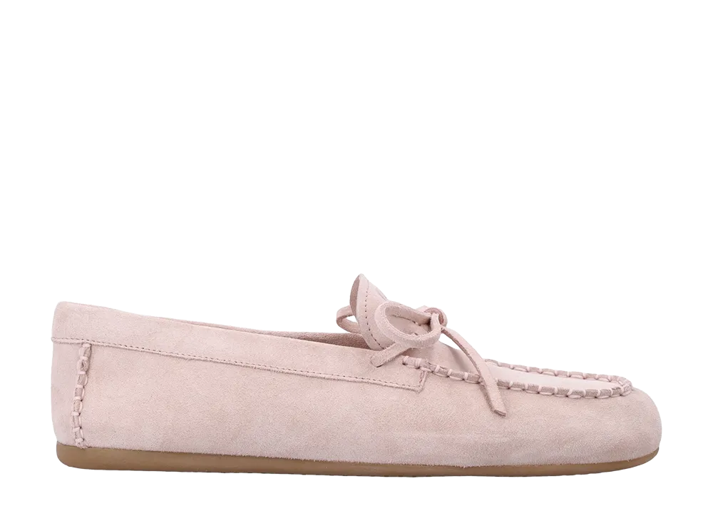 MIU MIU Women's Suede Loafers "Pink"