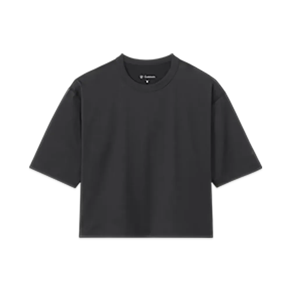 Goldwin Rio Optimum Plating Jersey Short T-Shirt (C3fit/Ladies) "Ink Black"