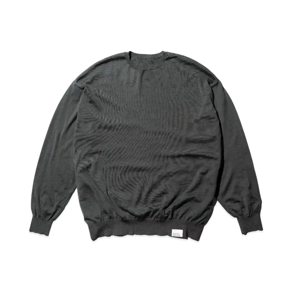 FreshService Tech High Gauge Crew Neck Knit "Gray"