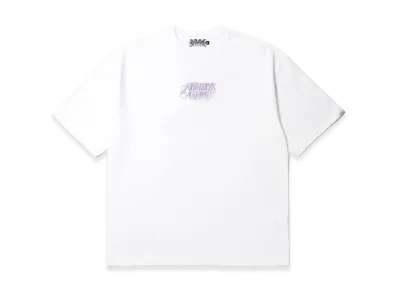 APHRODITEGANG Classic Logo Embroidery S/S Tee "White/Purple"