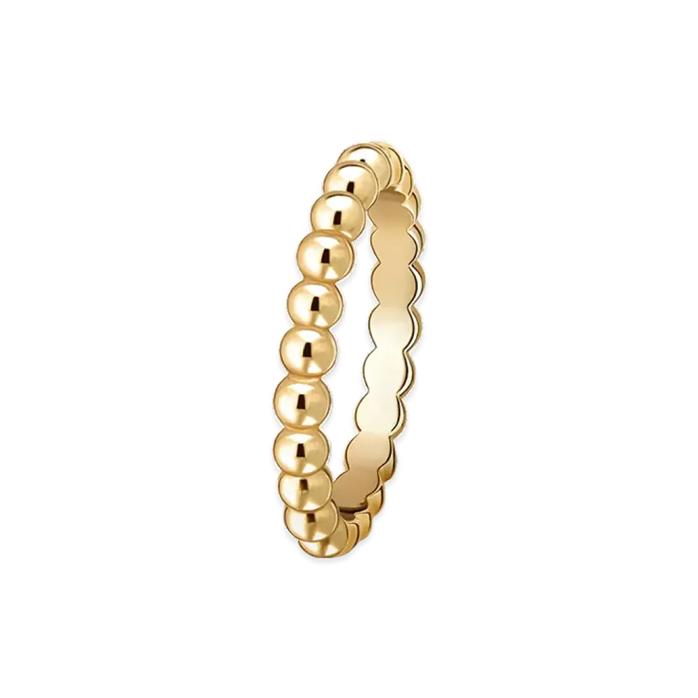 Van Cleef & Arpels Perlee gold pearls ring medium model "18K Yellow gold"
