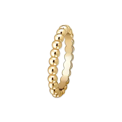 Van Cleef & Arpels Perlee gold pearls ring medium model "18K Yellow gold"