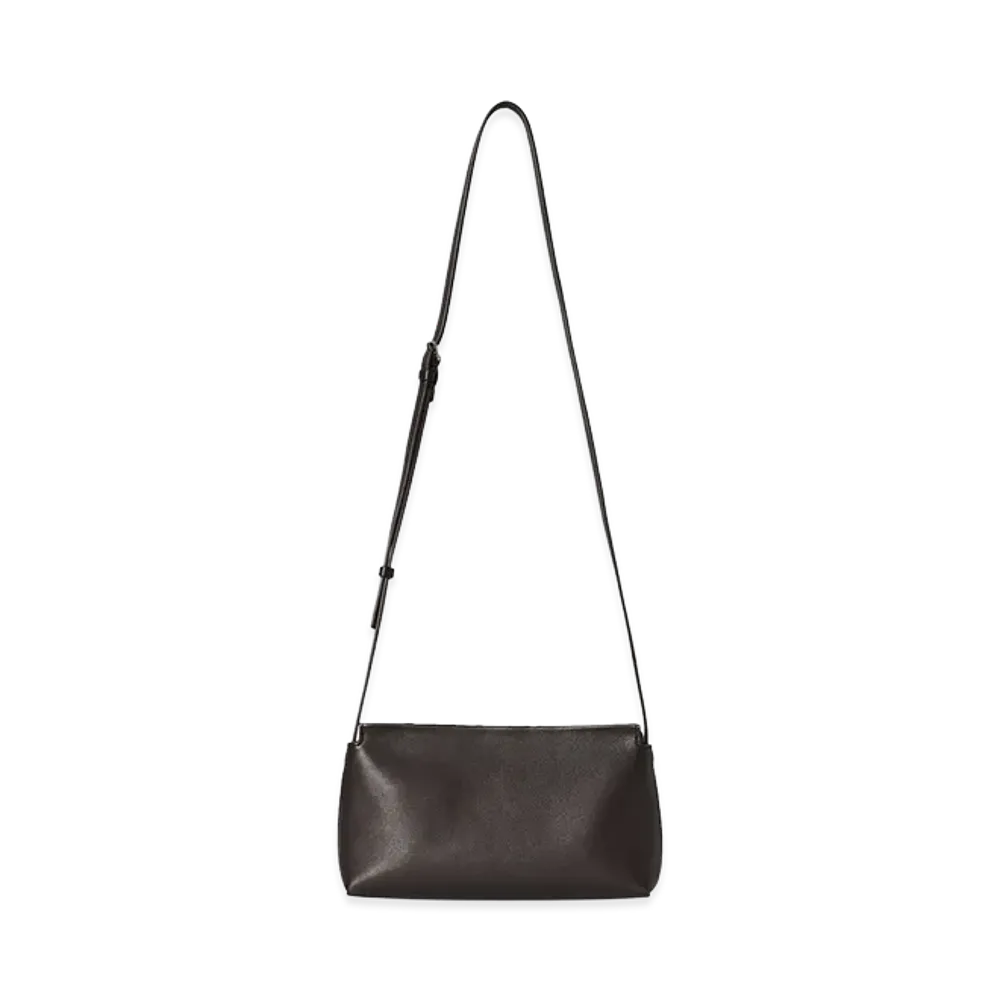 The Row Women's Rene Leather Crossbody Bag "Dark Brown"