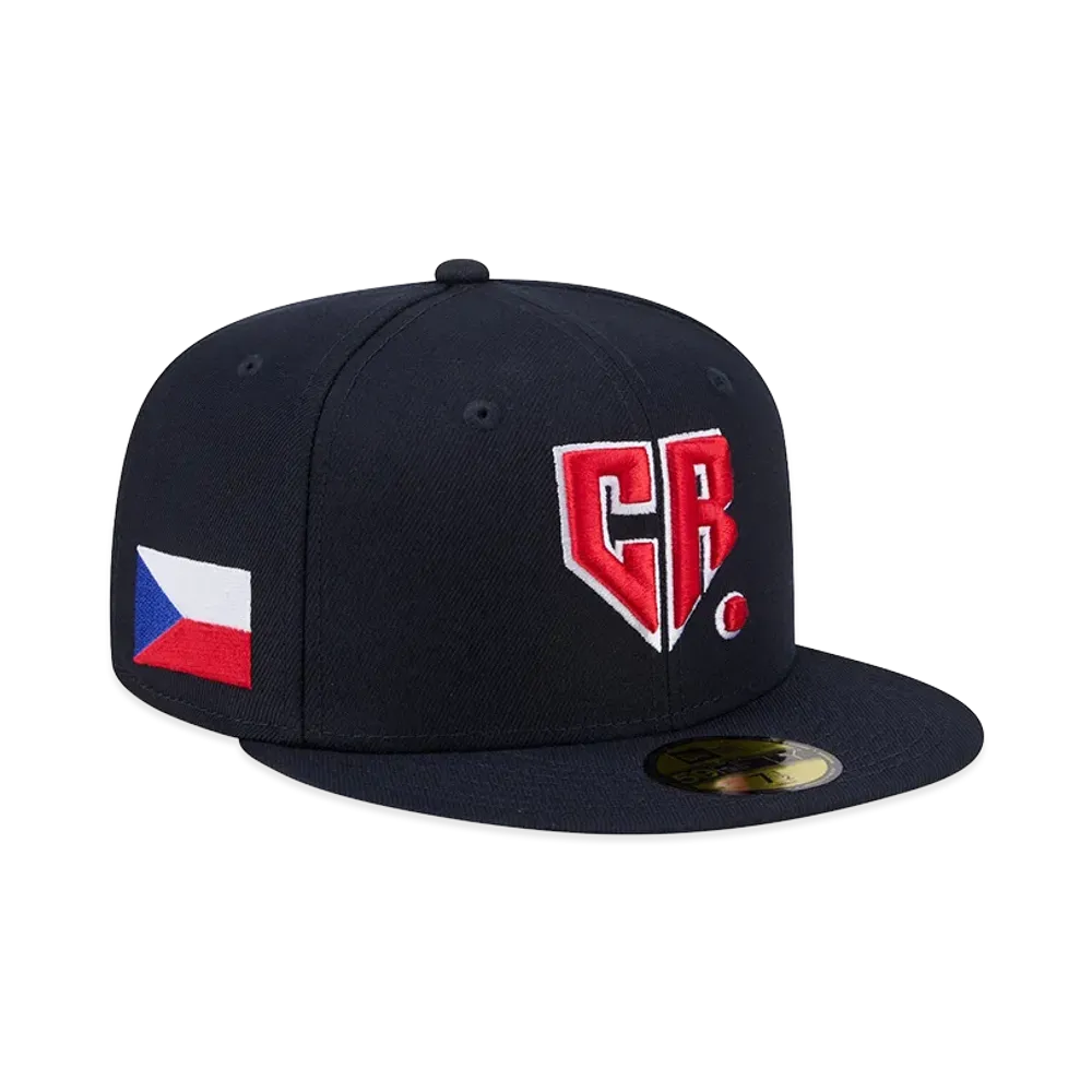 NEW ERA Czech Republic Baseball 2026WBC World Baseball Classic 59Fifty Fitted Hat "Navy"