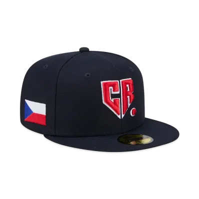 NEW ERA Czech Republic Baseball 2026WBC World Baseball Classic 59Fifty Fitted Hat "Navy"