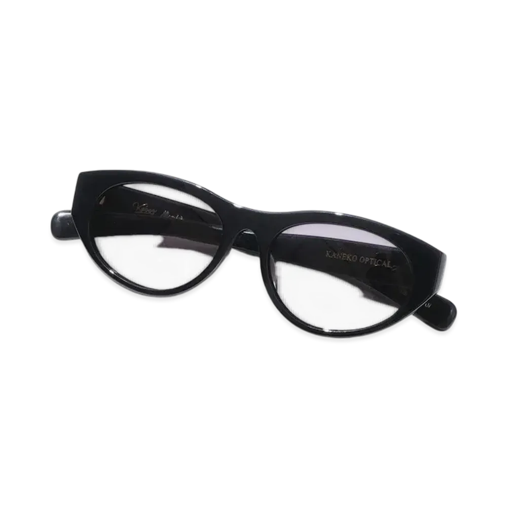 KEBOZ Kaneko megane Mookie Sunglass "Black"
