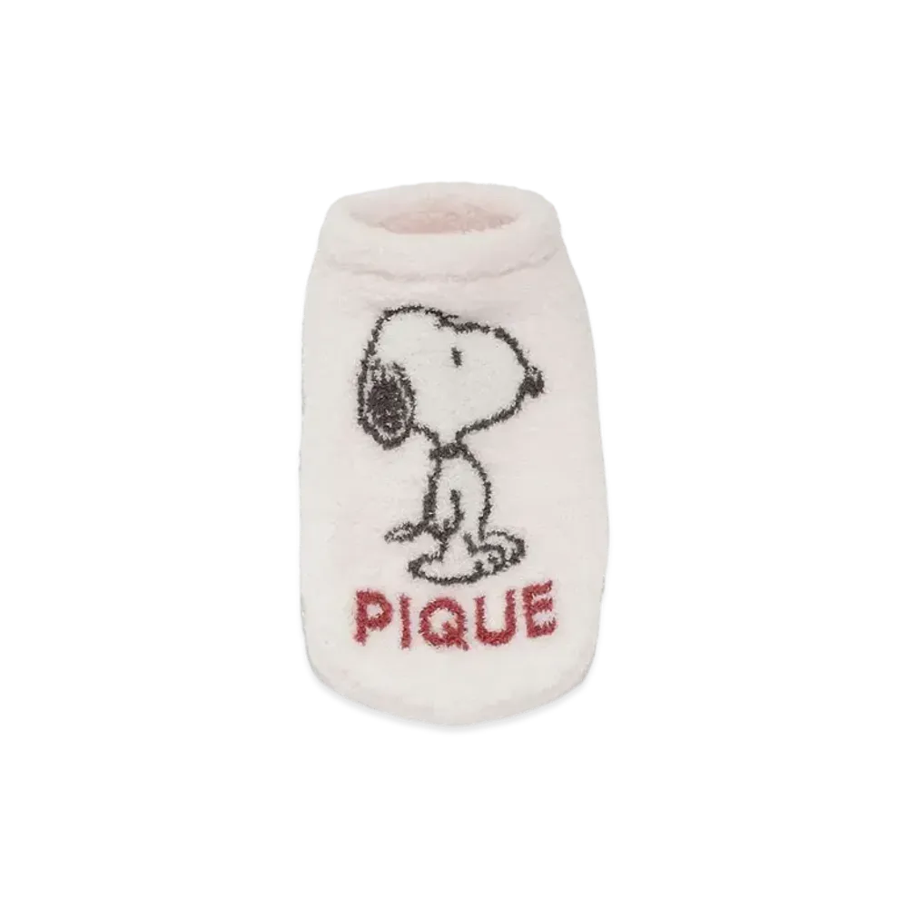 GELATO PIQUE x PEANUTS Cat & Dog Snoopy Baby Moko Jacquard Pullover "Off White"
