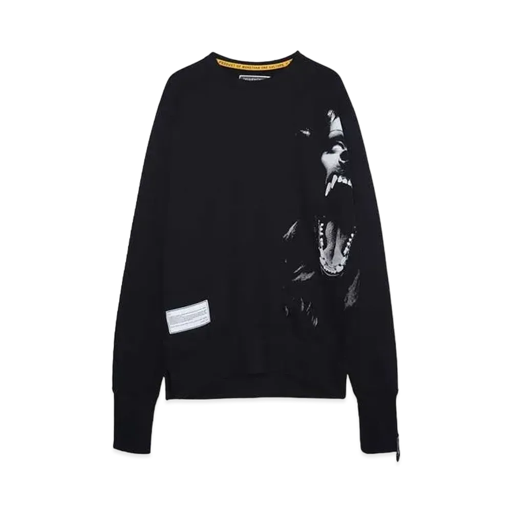 beauty:beast CREWNECK SWEAT SHIRT(werewolf ) "BLACK"