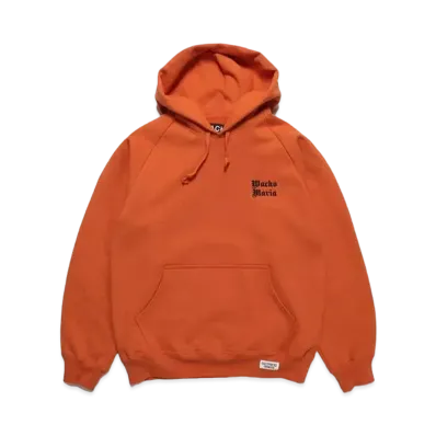 WACKO MARIA Heavy Weight Hooded Sweat Shirt "Orange"