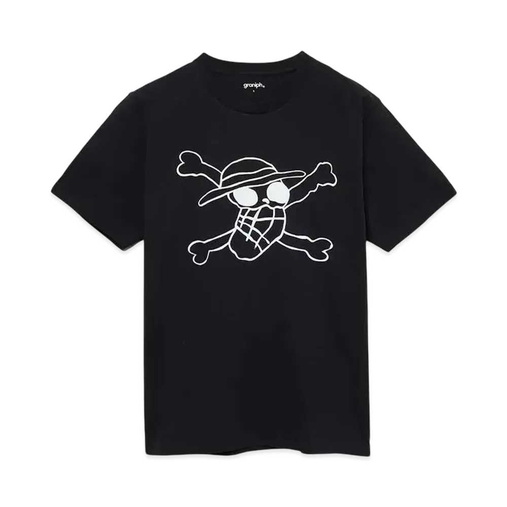 graniph x ONE PIECE Our Mark T-Shirt "Black"