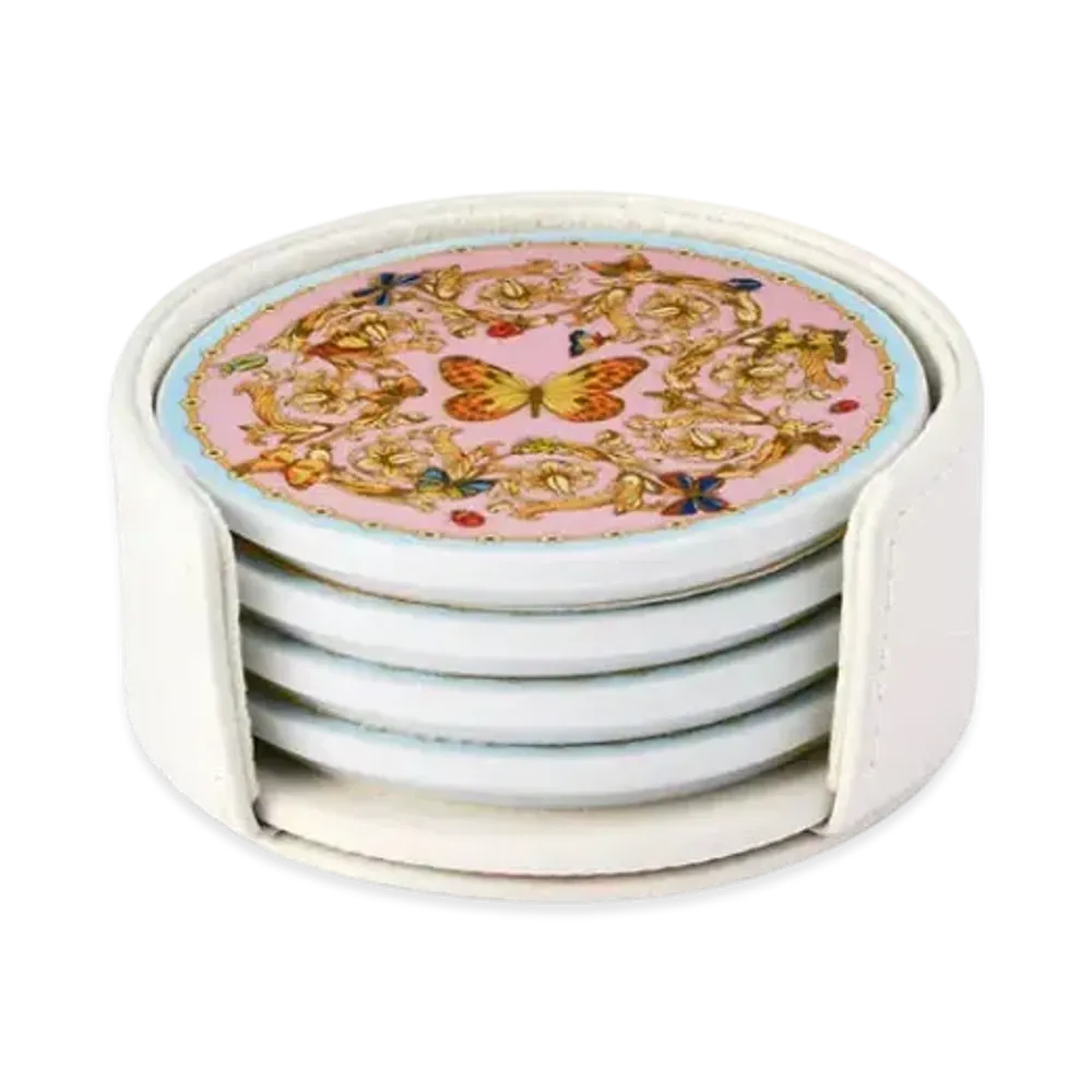 Versace Le Jardin de Versace Coaster 4-Set "Multi Color"