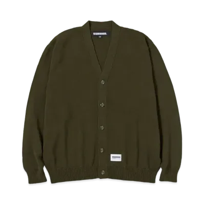 NEIGHBORHOOD Plain Cardigan "Olive Drab"