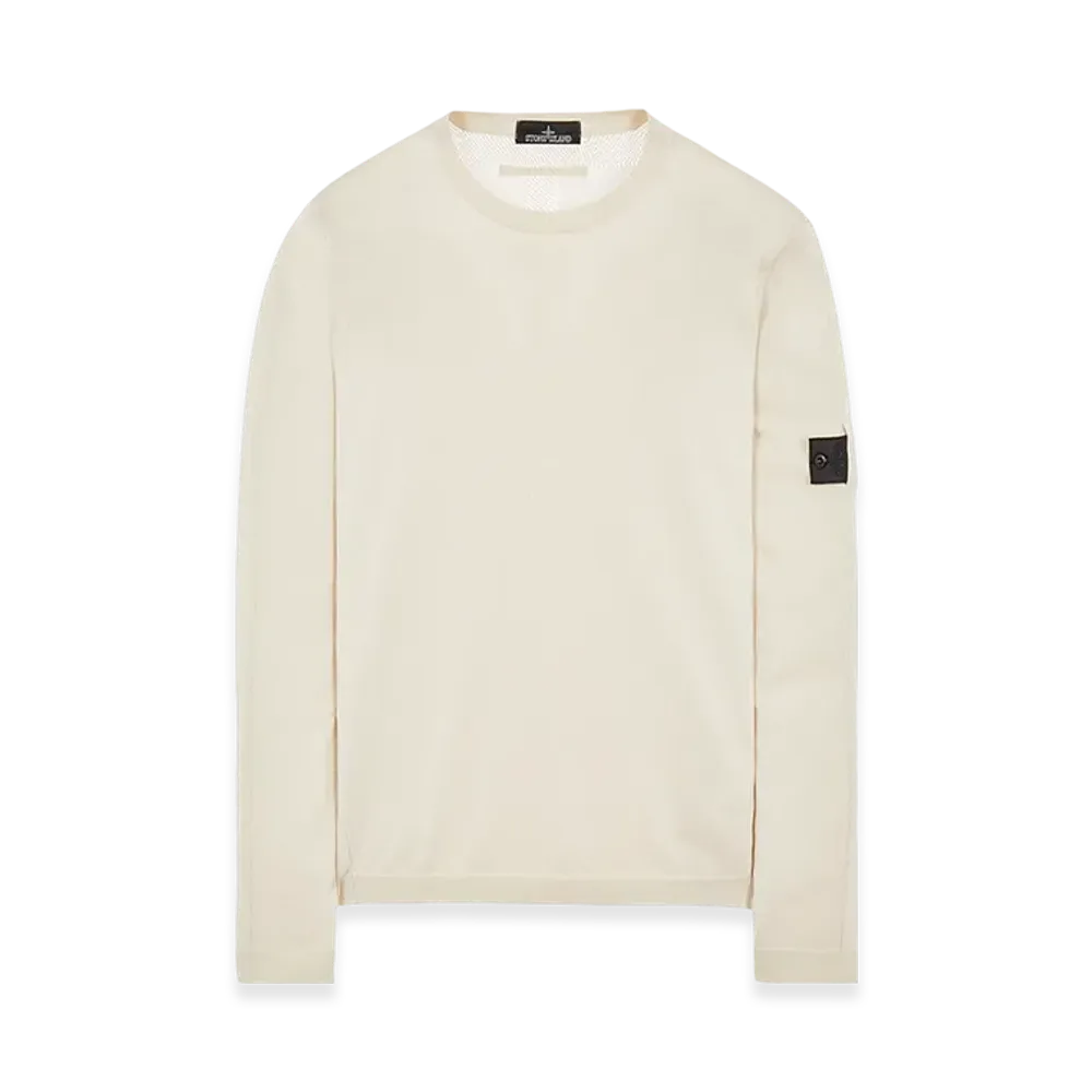 Stone Island Shadow Project 5142H Mercerized Cotton Crewneck Knit - 22SS "Ivory"