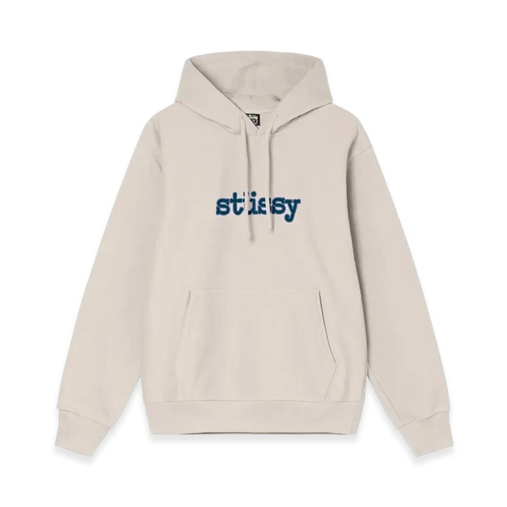 Stussy Typewriter Hoodie "Smoke"