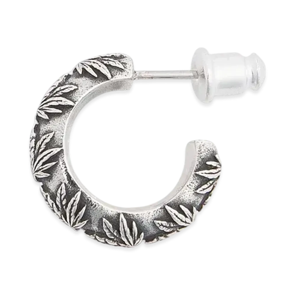 HUF Plantlife Hoop Pierce "Silver"