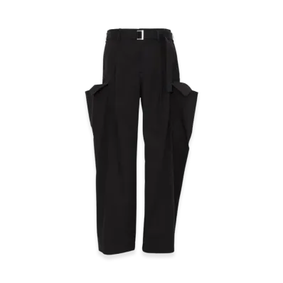 sacai Rip Stop Pants "Black"