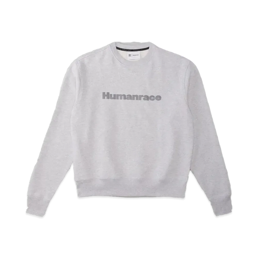 ADIDAS PHARRELL WILLIAMS BASIC CREW NECK SWEAT (GENDER NEUTRAL) "Light Gray Heather"