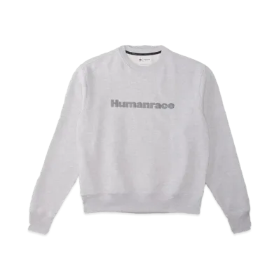 ADIDAS PHARRELL WILLIAMS BASIC CREW NECK SWEAT (GENDER NEUTRAL) "Light Gray Heather"