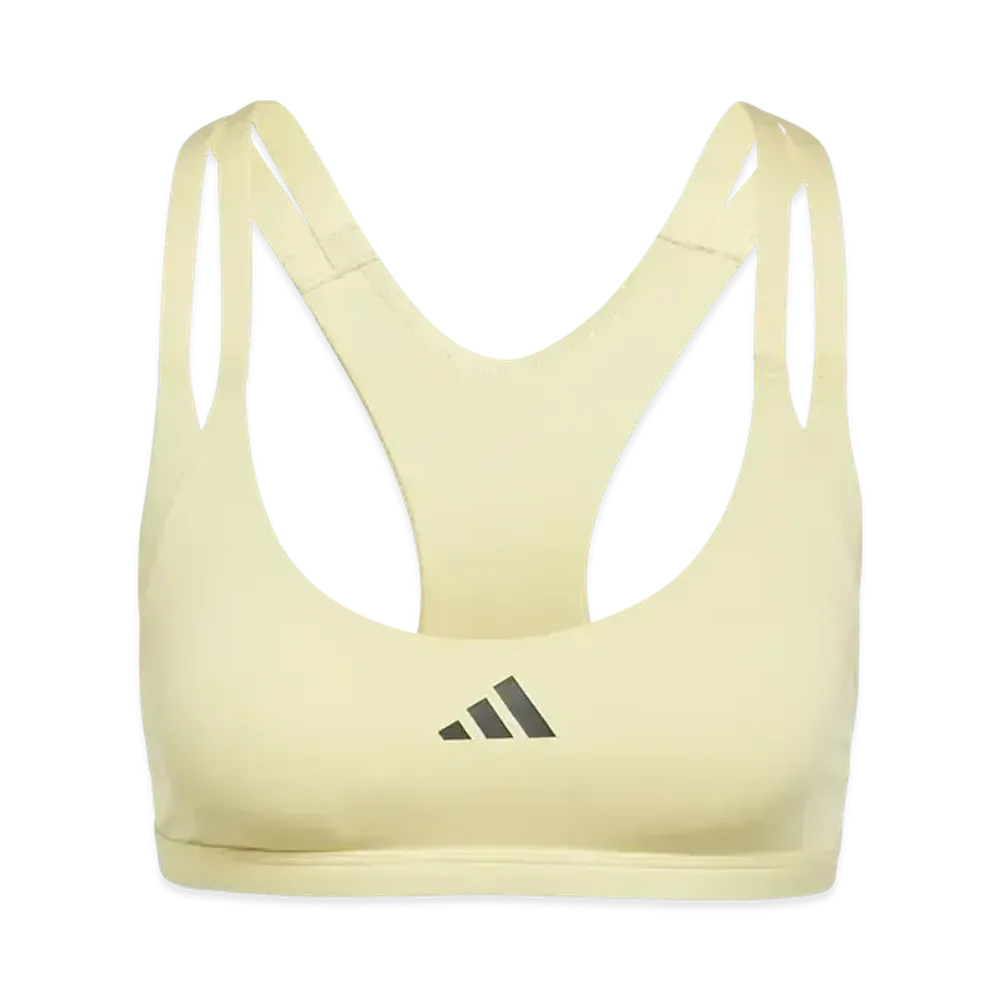 adidas Aeroimpact Luxe Training Light Support Bra "Powder Yellow"