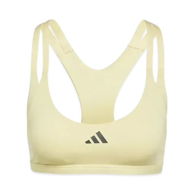 adidas Aeroimpact Luxe Training Light Support Bra "Powder Yellow"