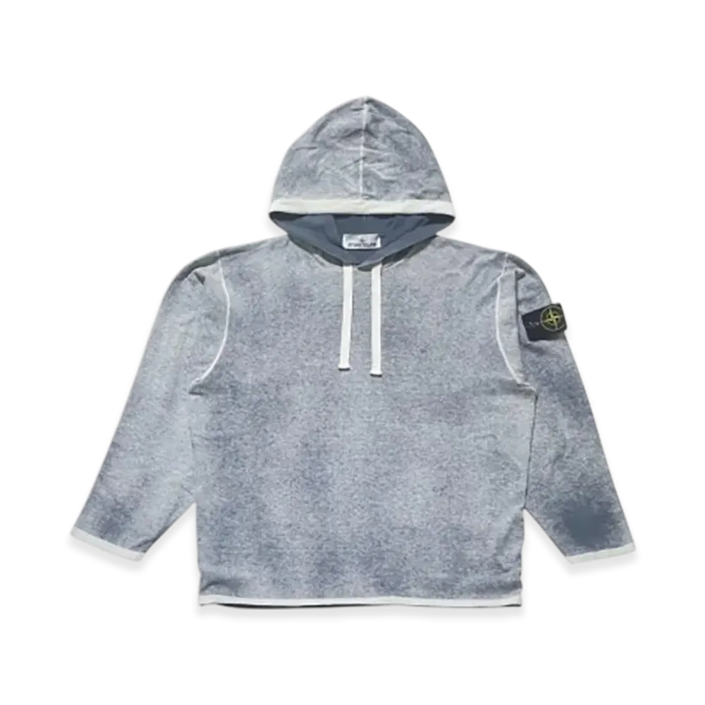 Stone Island Raw Hand Light Organic Cotton Hoodie "Gray"