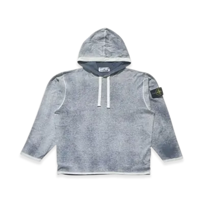 Stone Island Raw Hand Light Organic Cotton Hoodie "Gray"