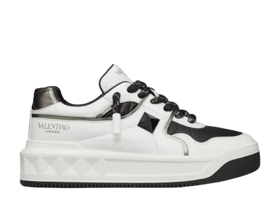 Valentino Garavani Two-Tone Nappa Leather One Stud Sneakers "Multicoloured"