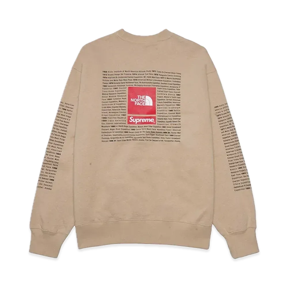 Supreme x The North Face Crewneck "Khaki"