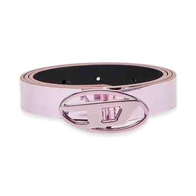 Diesel B-1Dr 20 Mirror Pu Belt 20 "Pink White"