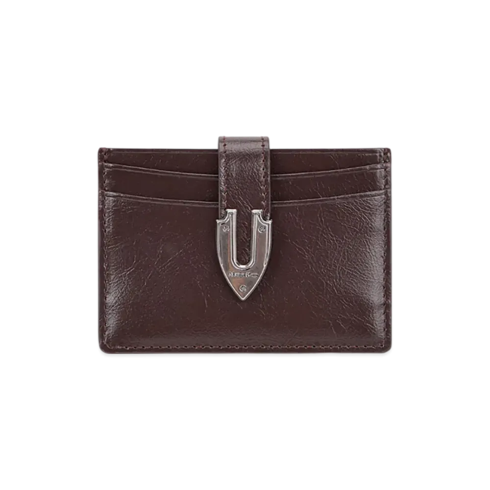 Matin Kim Western Buckle Card Wallet "Brown"