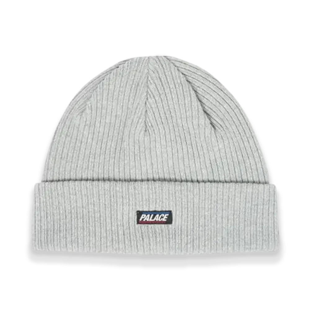 PALACE Chunk Rib Beanie "Grey Marl"