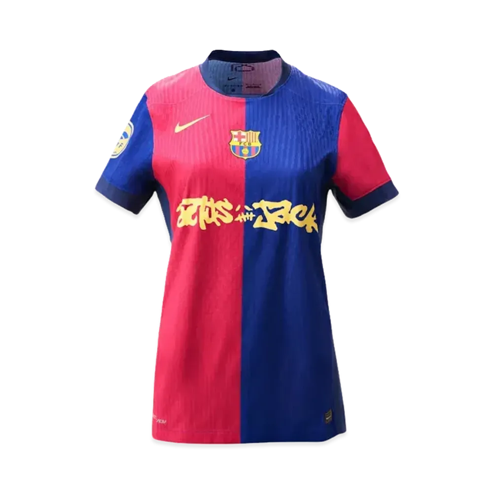 Travis Scott x FC Barcelona Women's Limited Edition 2024/25 Jersey "Blue/Scarlet"