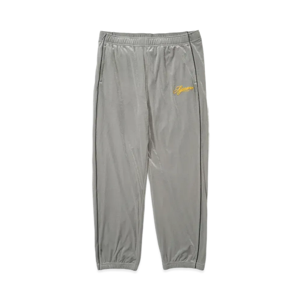 Supreme Velour Mesh Track Pant "Silver"