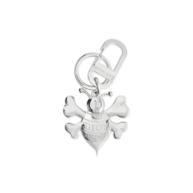 Dior x Shawn Stussy Bee Key Ring "Silver"