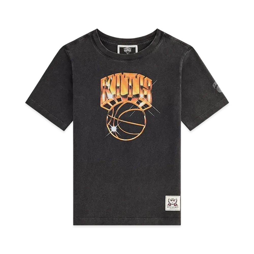 Kith Kids for the New York Knicks Gold Vintage Tee "Black"