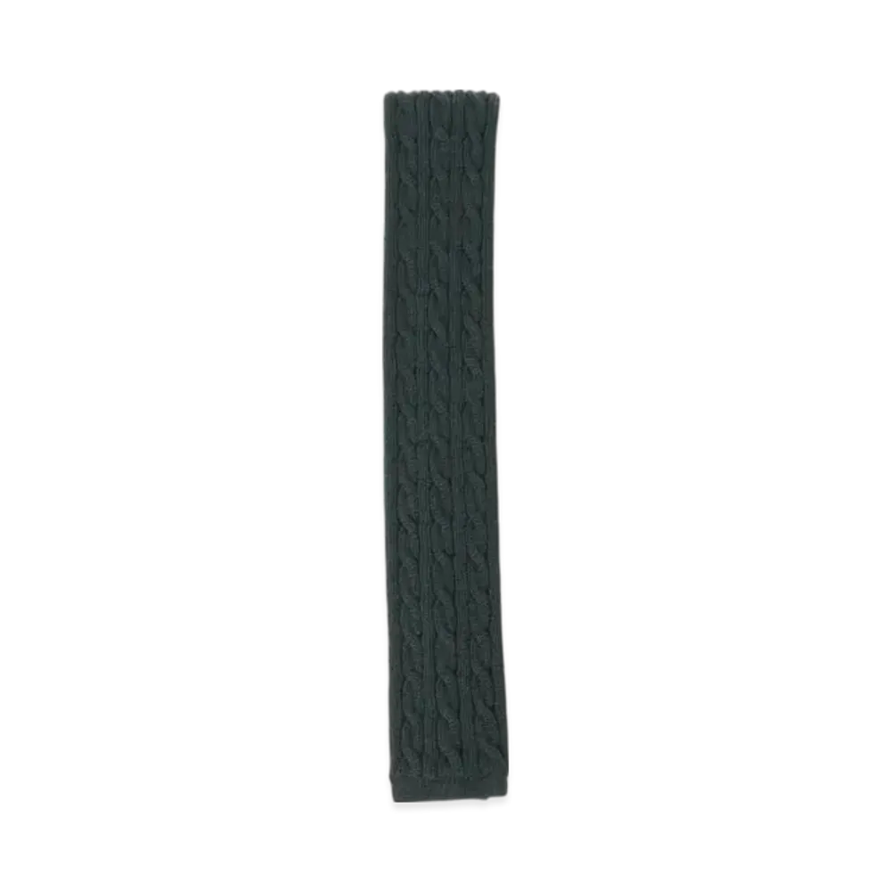 BEAMS Wool Knit Tie Cable "Green"