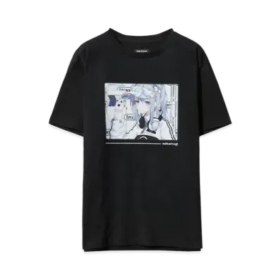 猫麦とろろ x SNKRDUNK \ NEKOMUGI TORORO 5th Anniversary T-shirts "B" "BLACK"