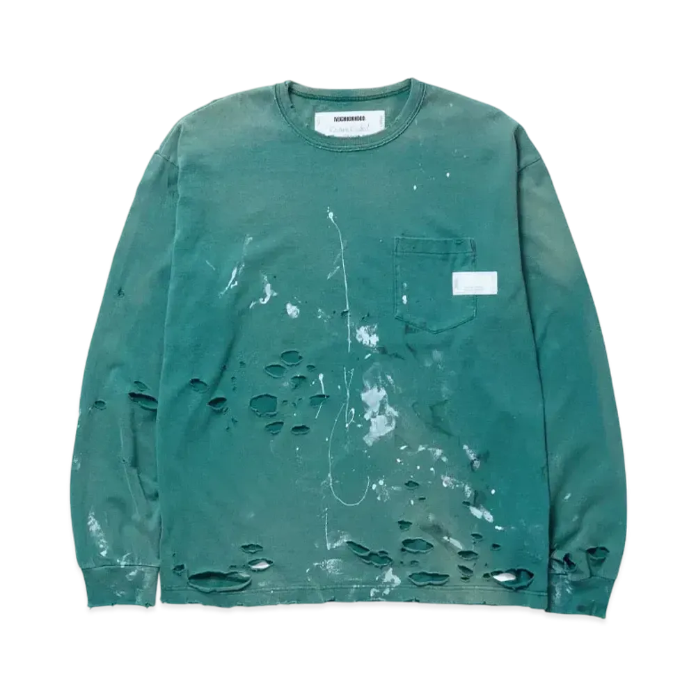 NEIGHBORHOOD Savage Crewneck-P LS "Green"
