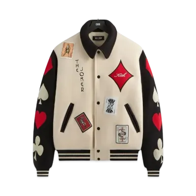 Kith x Batman Joker Wool Coaches Jacket "Sandrift"