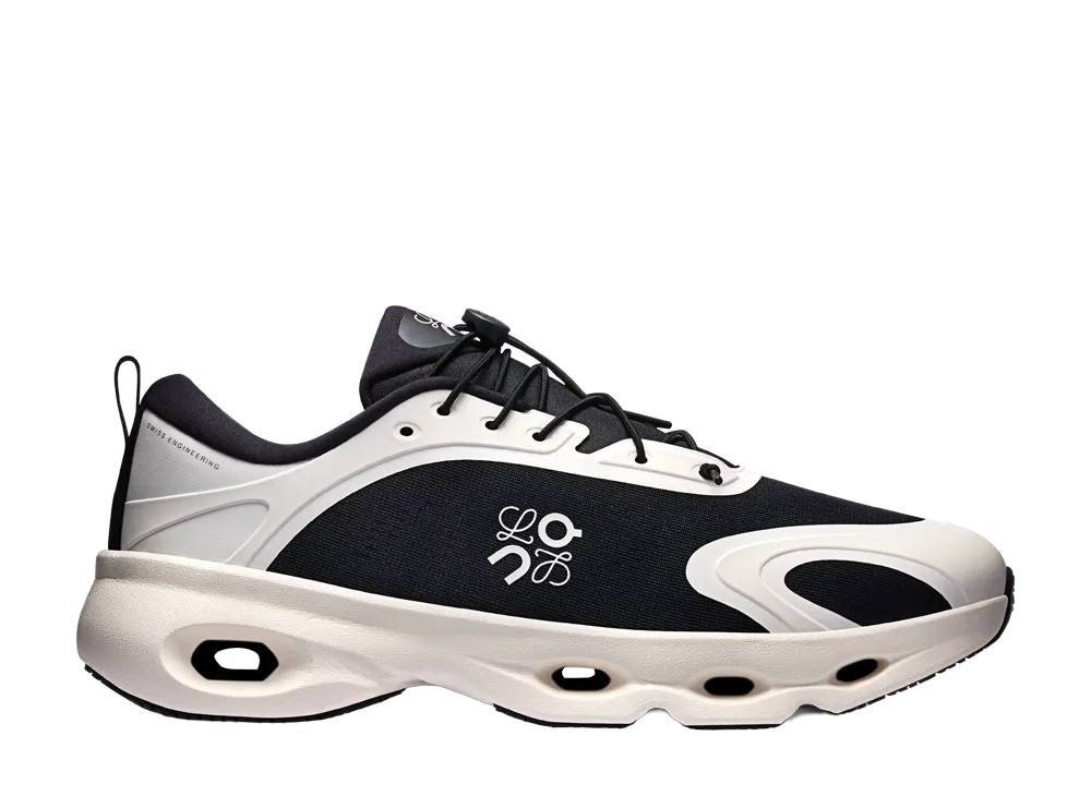 LOEWE × On Cloudsolo "Black/Eggshell"