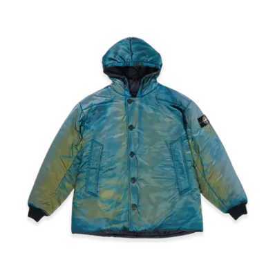 PORTER x Stone Island Hooded Parka "Blue"