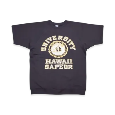 SAPEur University Of Hawaii S/S Sweat "Faded Navy"