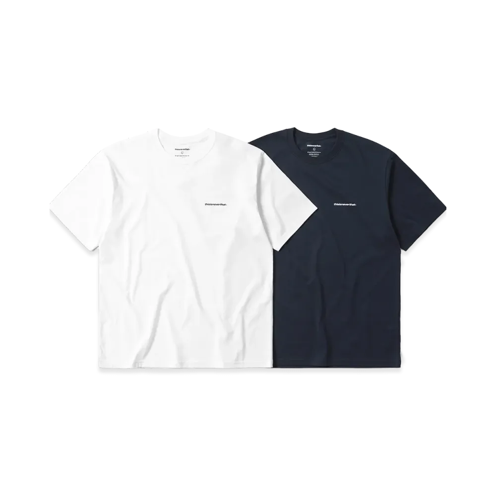 thisisneverthat SP-Logo Cooling Performance Tee "White/Navy"