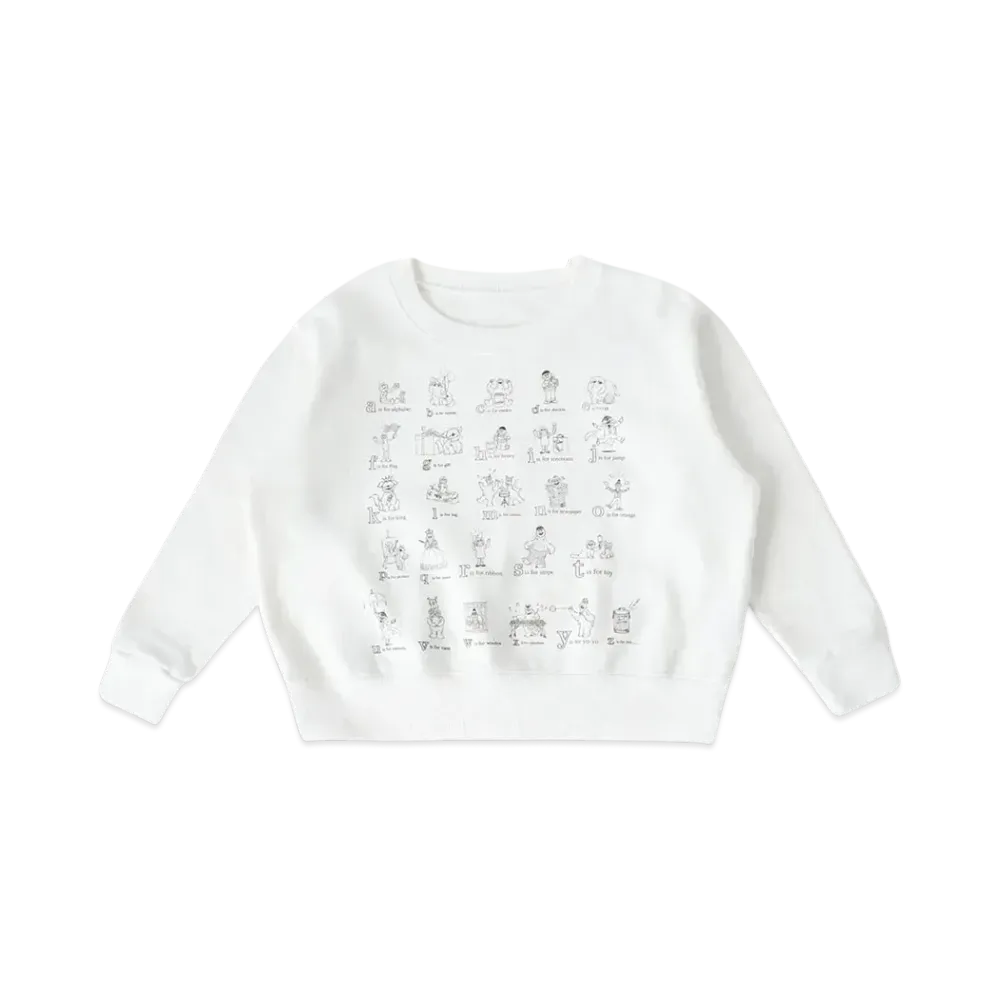 RHC Ron Herman x Sesame Street Sweat Shirt (White/120-150cm) "White"